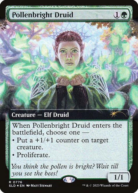 Pollenbright Druid (SLD) (Extended Art) (#776)