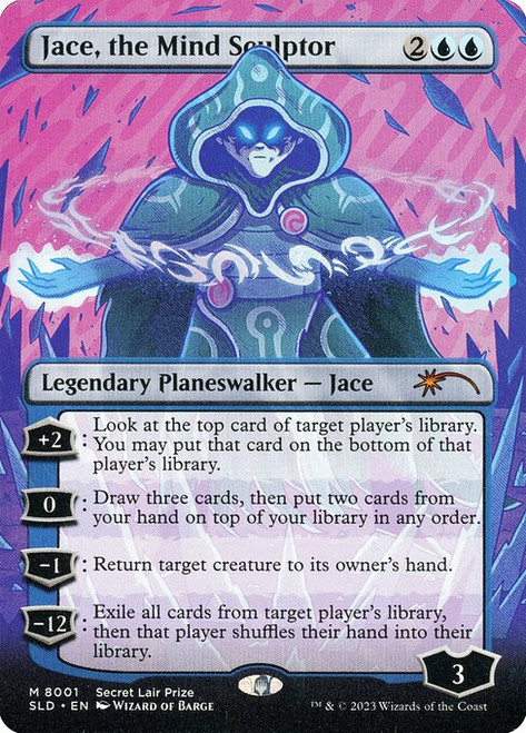 Jace, the Mind Sculptor (SLD) (Foil) (Borderless) (#8001)