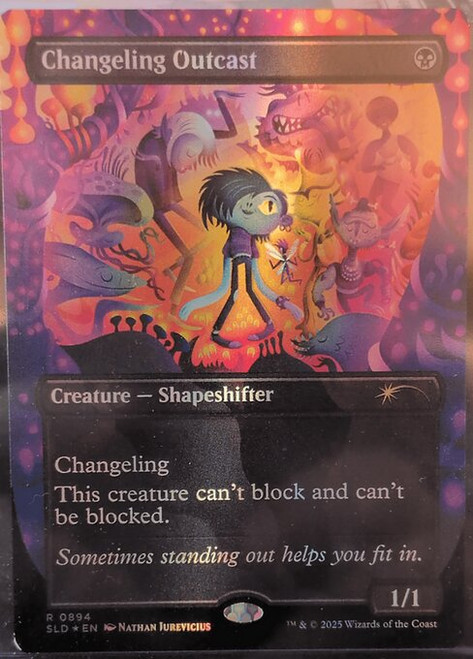 Changeling Outcast (SLD) (Foil) (Borderless) (#894)