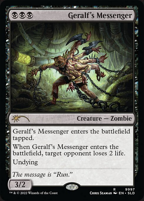 Geralf's Messenger (SLD) (Foil) (#9997)