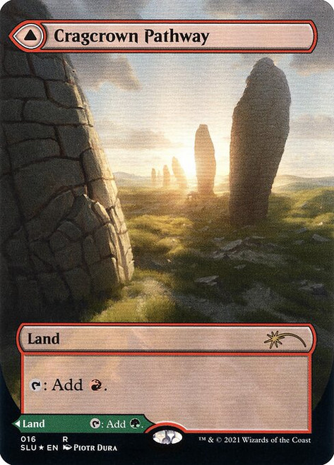 Cragcrown Pathway // Timbercrown Pathway (SLU) (Foil) (Borderless) (#16)