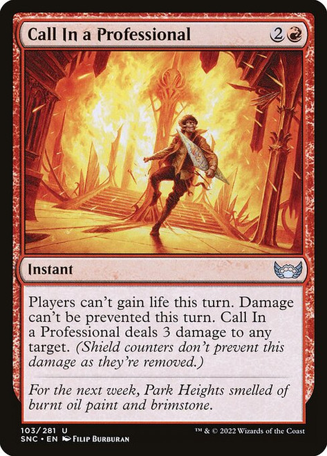 Call In a Professional (SNC) (Foil) (#103)
