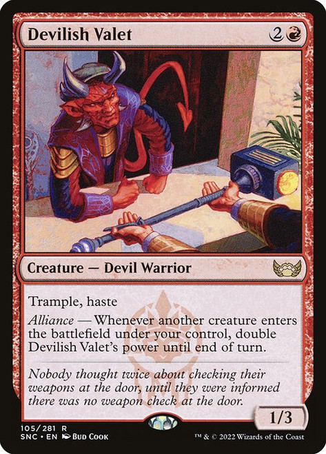 Devilish Valet (SNC) (Foil) (#105)