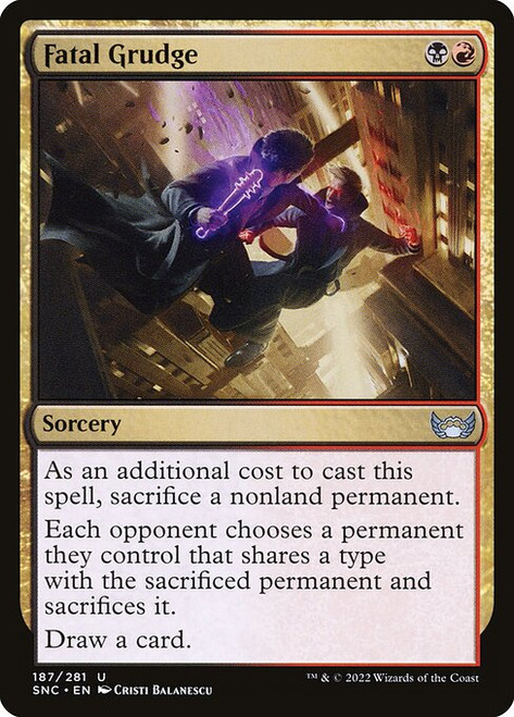 Fatal Grudge (SNC) (Foil) (#187)
