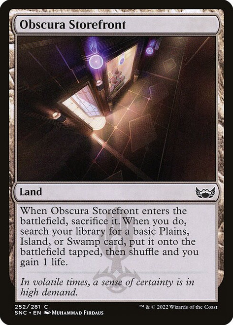 Obscura Storefront (SNC) (Foil) (#252)