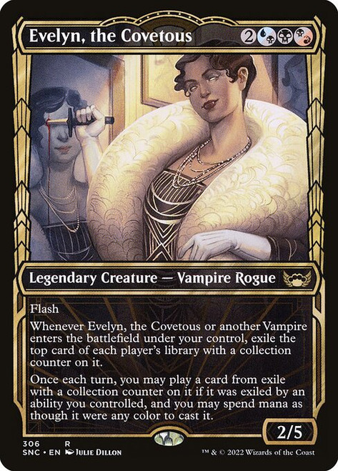 Evelyn, the Covetous (SNC) (Foil) (Showcase) (#306)