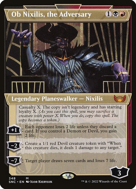 Ob Nixilis, the Adversary (SNC) (Showcase) (#348)