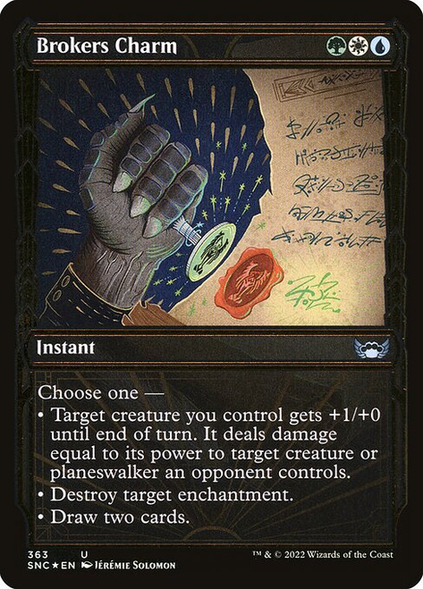 Brokers Charm (SNC) (Gilded Foil) (Showcase) (#363)