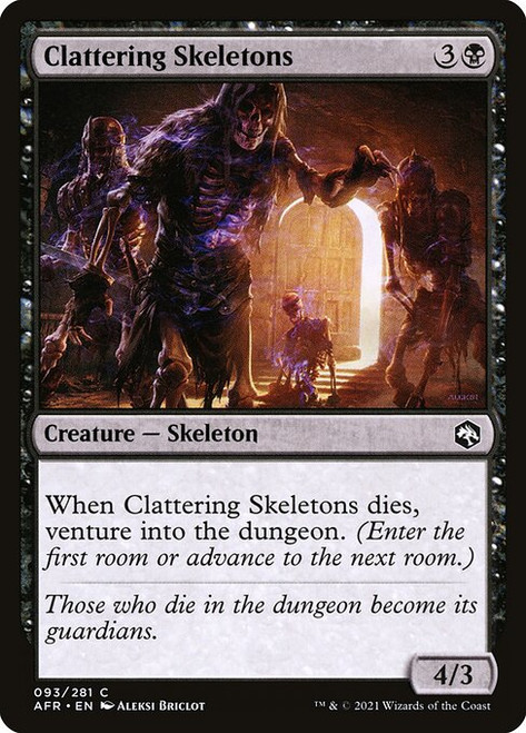 Clattering Skeletons (AFR) (Foil) (#93)