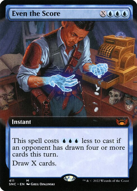 Even the Score (SNC) (Foil) (Extended Art) (#411)