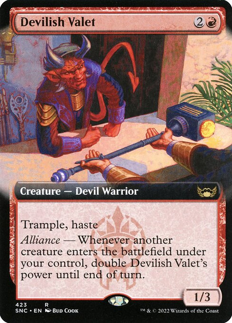 Devilish Valet (SNC) (Foil) (Extended Art) (#423)