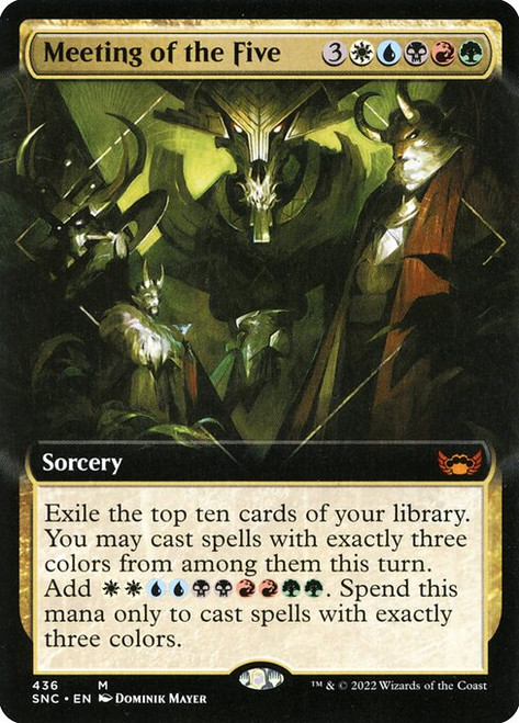 Meeting of the Five (SNC) (Foil) (Extended Art) (#436)