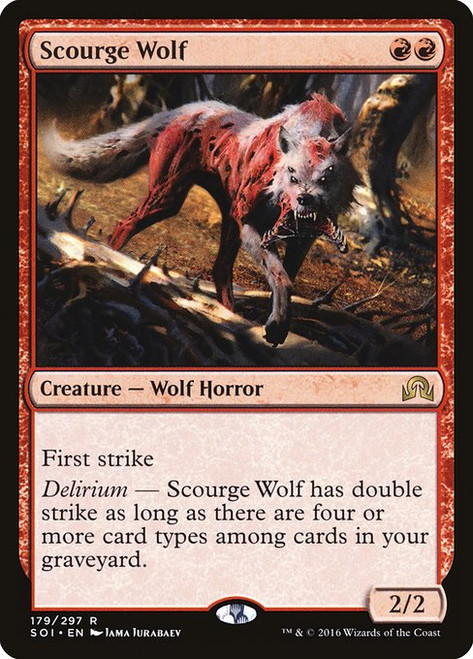 Scourge Wolf (SOI) (Foil) (#179)