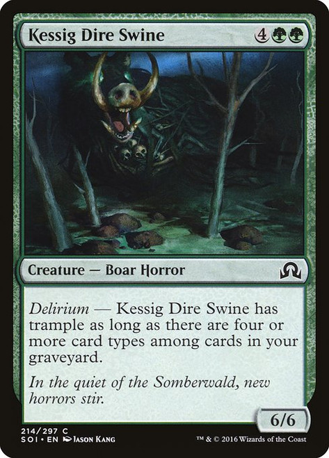 Kessig Dire Swine (SOI) (Foil) (#214)