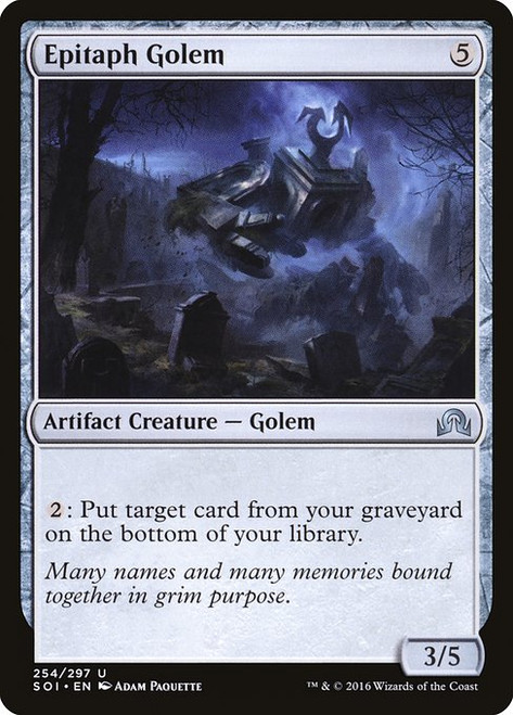 Epitaph Golem (SOI) (Foil) (#254)