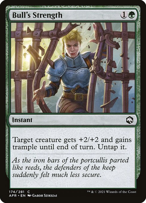 Bull's Strength (AFR) (Foil) (#174)