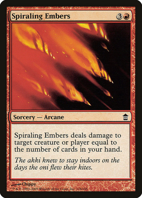 Spiraling Embers (SOK) (Foil) (#116)