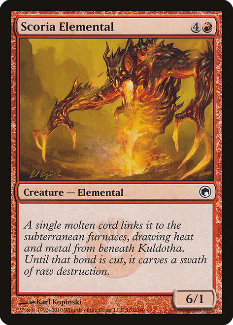 Scoria Elemental (SOM) (#102)