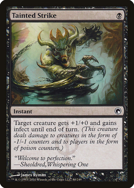 Tainted Strike (SOM) (Foil) (#80)