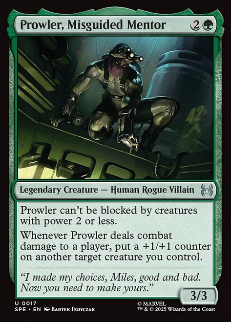 Prowler, Misguided Mentor (SPE) (#17)