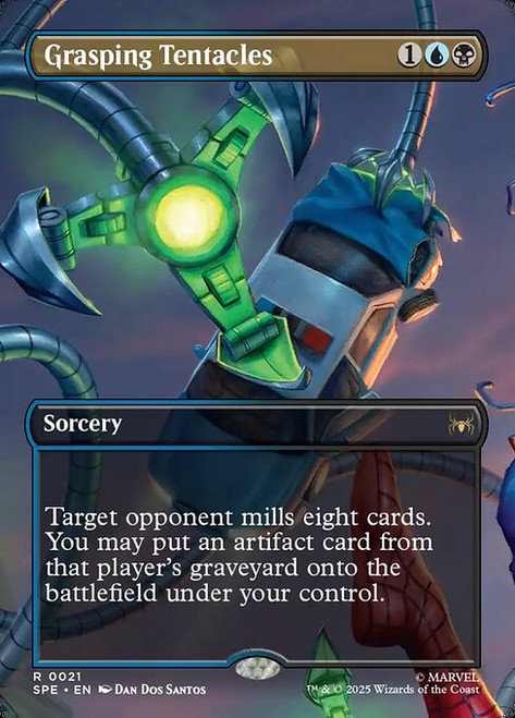 Grasping Tentacles (SPE) (Foil) (Borderless) (#21)