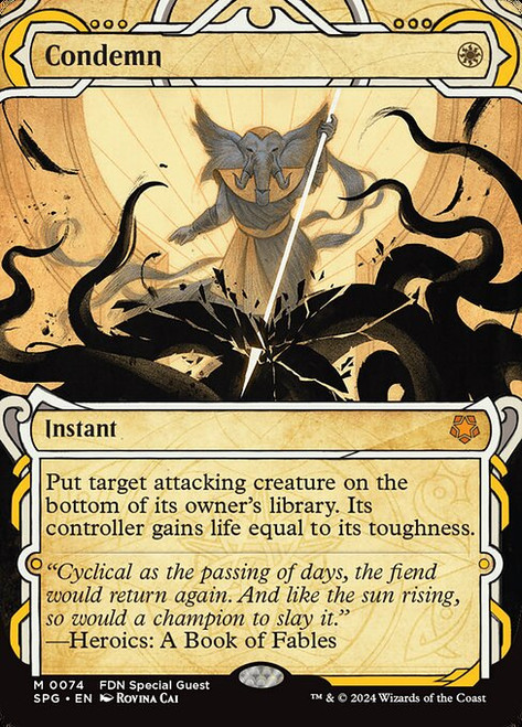Condemn (SPG) (Foil) (Showcase) (#74)