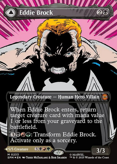 Eddie Brock // Venom, Lethal Protector (SPM) (Foil) (Showcase) (#233)