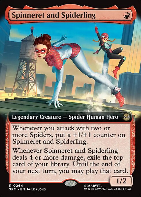 Spinneret and Spiderling (SPM) (Foil) (Extended Art) (#264)