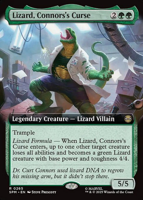 Lizard, Connors's Curse (SPM) (Foil) (Extended Art) (#265)
