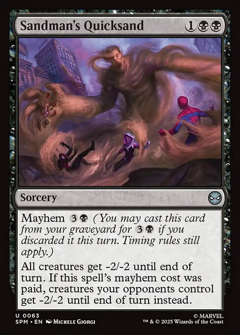 Sandman's Quicksand (SPM) (Foil) (#63)