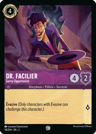 Dr. Facilier - Savvy Opportunist (2) (#38/204)