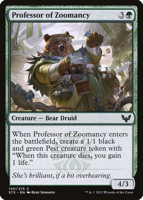 Professor of Zoomancy (STX) (#140)