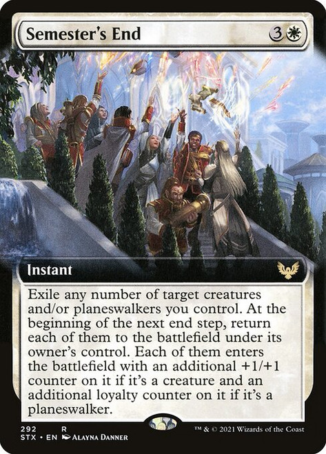 Semester's End (STX) (Foil) (Extended Art) (#292)
