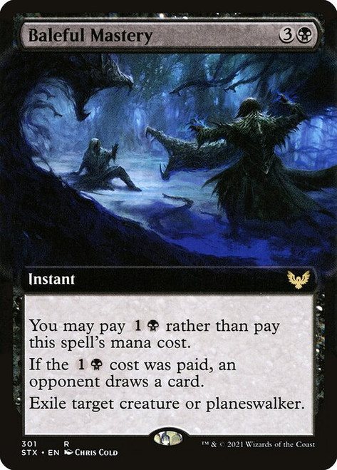 Baleful Mastery (STX) (Foil) (Extended Art) (#301)