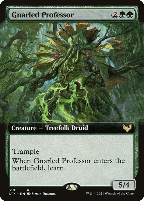Gnarled Professor (STX) (Foil) (Extended Art) (#319)