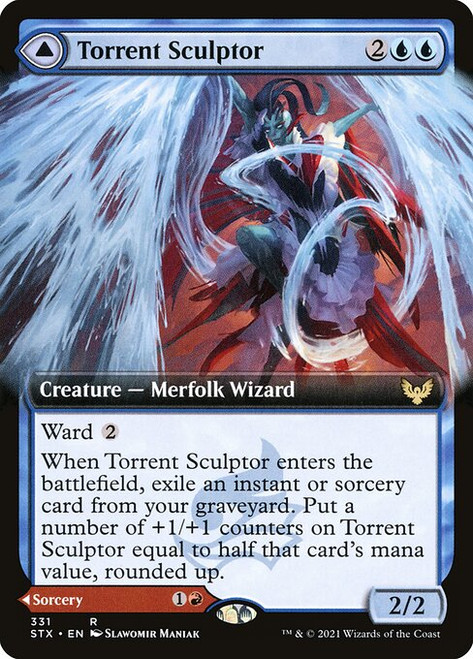 Torrent Sculptor // Flamethrower Sonata (STX) (Extended Art) (#331)