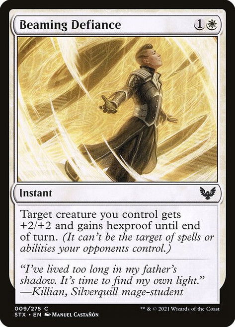 Beaming Defiance (STX) (Foil) (#9)