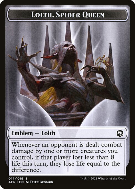 Lolth, Spider Queen Emblem (TAFR) (Foil) (#17)