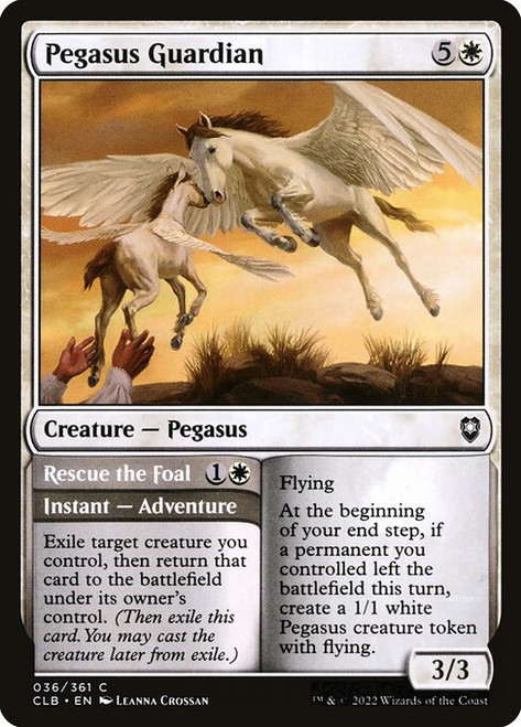 Pegasus Guardian // Rescue the Foal (CLB) (#36)
