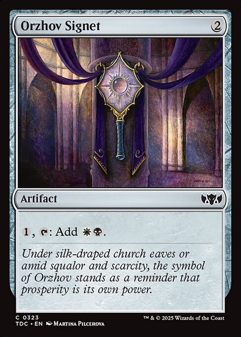 Orzhov Signet (TDC) (#323)