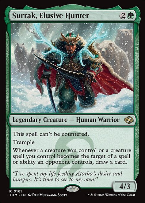 Surrak, Elusive Hunter (TDM) (Foil) (#161)