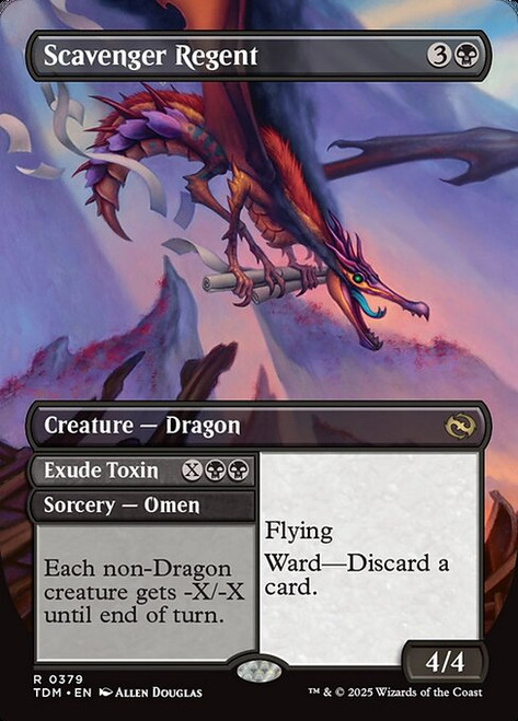 Scavenger Regent // Exude Toxin // Scavenger Regent (TDM) (Foil) (Full Art) (#379)