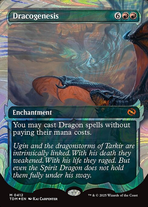Dracogenesis (TDM) (HaloFoil) (Full Art) (#412)
