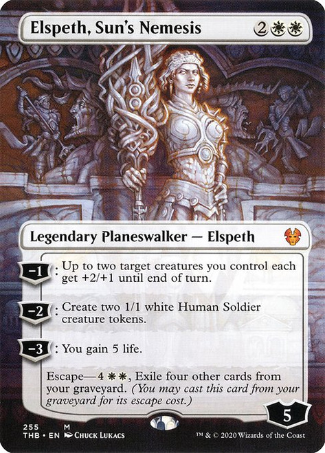 Elspeth, Sun's Nemesis (THB) (Foil) (Borderless) (#255)