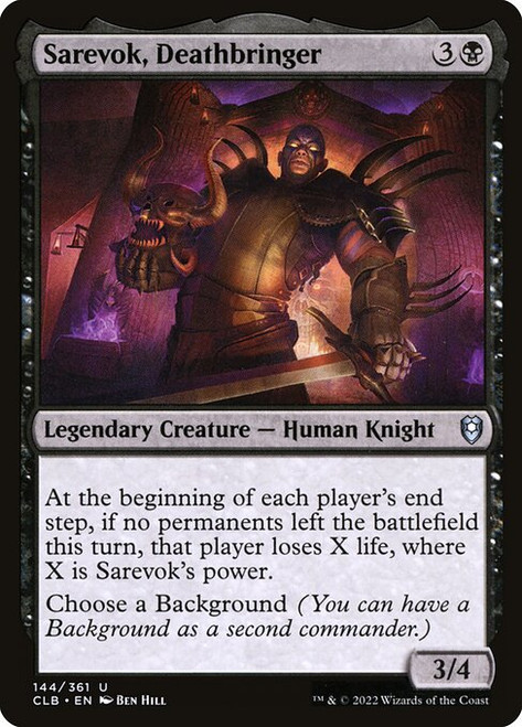 Sarevok, Deathbringer (CLB) (#144)