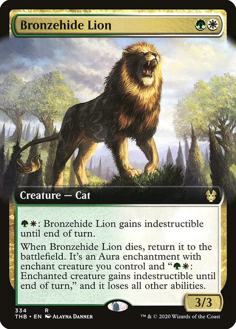 Bronzehide Lion (THB) (Foil) (Extended Art) (#334)