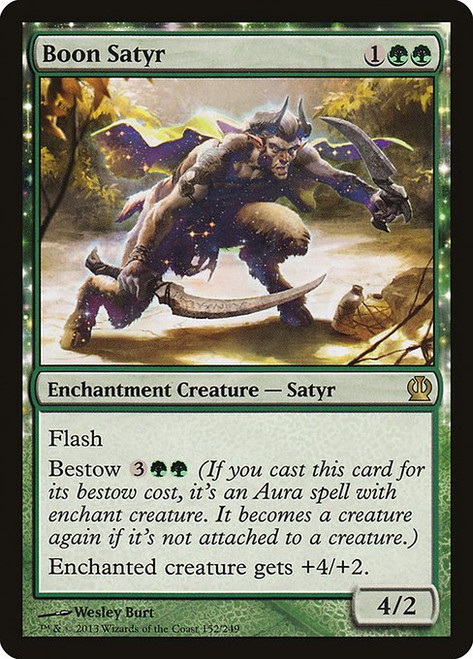 Boon Satyr (THS) (Foil) (#152)