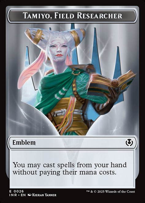 Tamiyo, Field Researcher Emblem (TINR) (Foil) (#26)