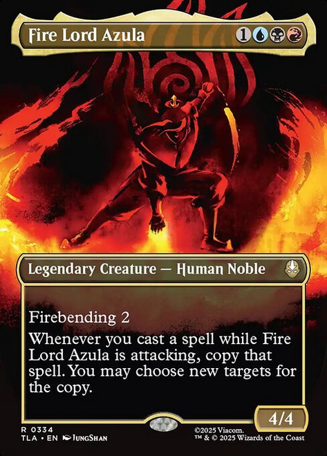 Fire Lord Azula (TLA) (Foil) (Borderless) (#334)