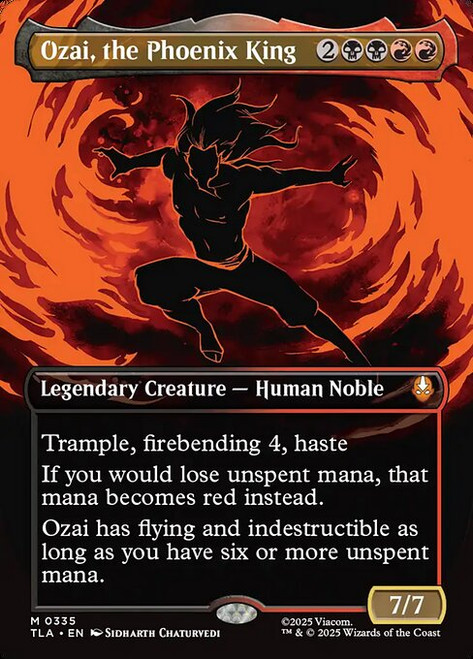 Ozai, the Phoenix King (TLA) (Foil) (Borderless) (#335)